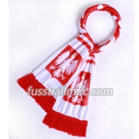 Polen WM 2018 Schal Weiß Rot